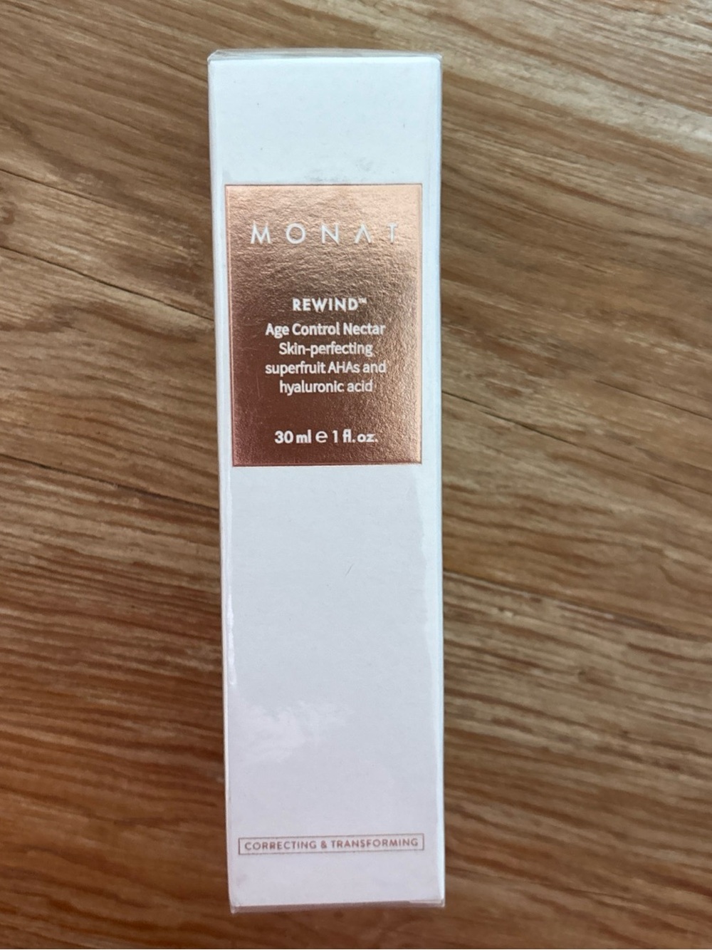 Monat Rewind Age Control Nectar Skin-Perfecting Superfruit AHAs 1 oz New Sealed - Picture 1 of 3